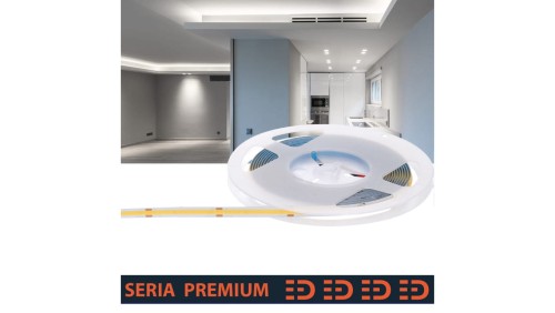 Taśma Premium 12V COB 528led 6500K 1100lm Ra90 (50)