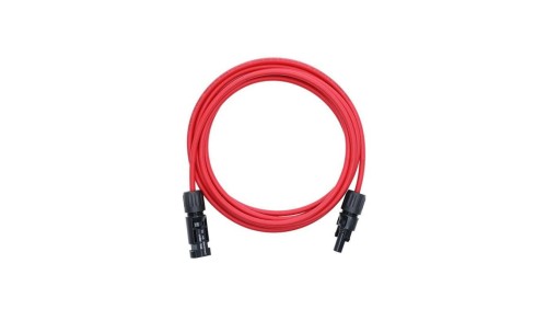 Przedłużka z złączami MC4- kabel solarny Keno 6mm2/czerwony/3,8m (PRZ-6MM-RED-3,8M)