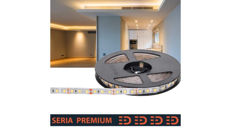 Taśma Premium 12V 120led 3000K 1000lm SMD2835 (100) PL3Y