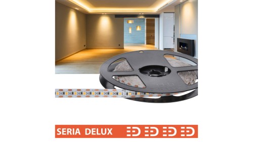 Taśma Delux 12V OneCut 100 led 3000K 1200lm SMD2835 (50)