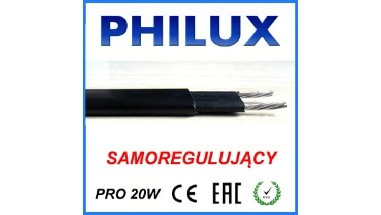 Przewód grzejny samoregulujący PRO 20W/m /mb/