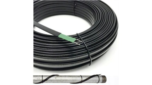 Przewód grzejny kabel grzewczy samoregulujący 12V 8mm 20W/m