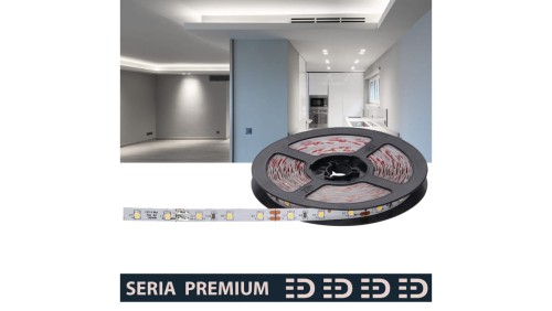 Taśma Premium 12V 60led 6500K SMD2835 Ra90 (100)