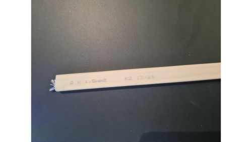 Przewód elektroenergetyczny biały H05RR-Fp FLEX 300/500V (OWp )