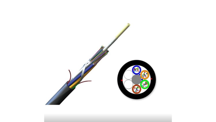 Corning kabel zewnętrzny jednomodowy A-DQ(ZN)2Y 48F E9 CT
