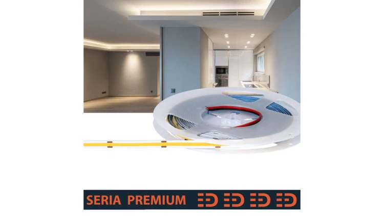 Taśma Premium 12V COB 528led 4000K 1100lm Ra90 (50)