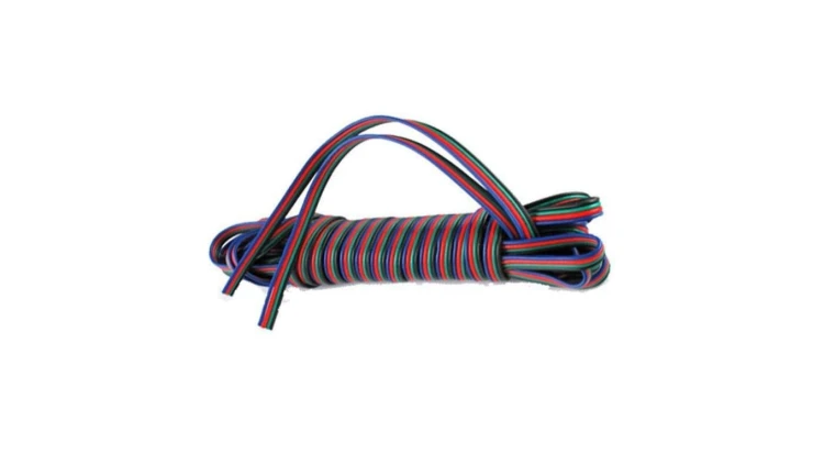 Kabel 4 żyłowy RGB 4x0,5mm2 do taśma led