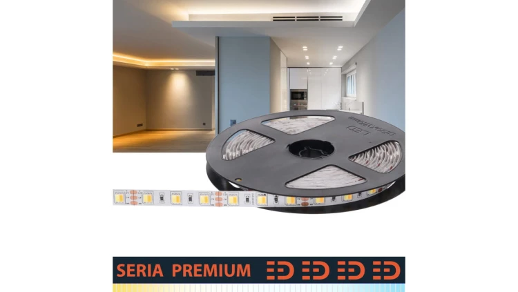 Taśma Premium 12V 60led CCT 2in1 SMD5050 (100) Tunable White
