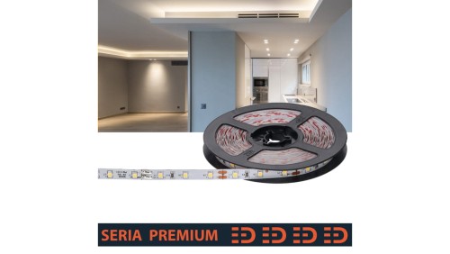 Taśma Premium 12V 60led 4000-4500K 500lm SMD2835 (100) PL3Y