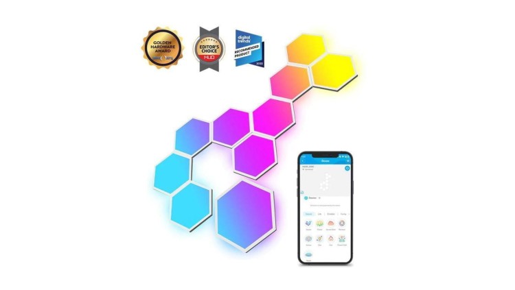 Panele LED RGBIC Govee H6061 Glide Hexa