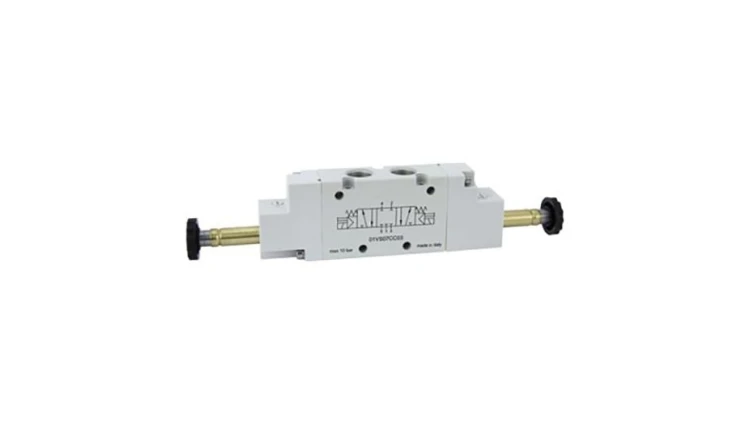 Pneumatyczne zawory elektromagnetyczne 5/3 Normally Closed G 1/8 740NL/min RS PRO