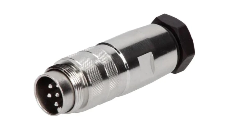 C091-31H0061012 Złącze M16 wtyk męski lutowanie na przewód 6PIN 5A 300V