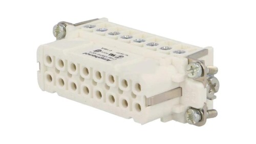 C146-10B0161024 Złącze HDC wkładka stykowa żeński C146 16PIN 16+PE 14A