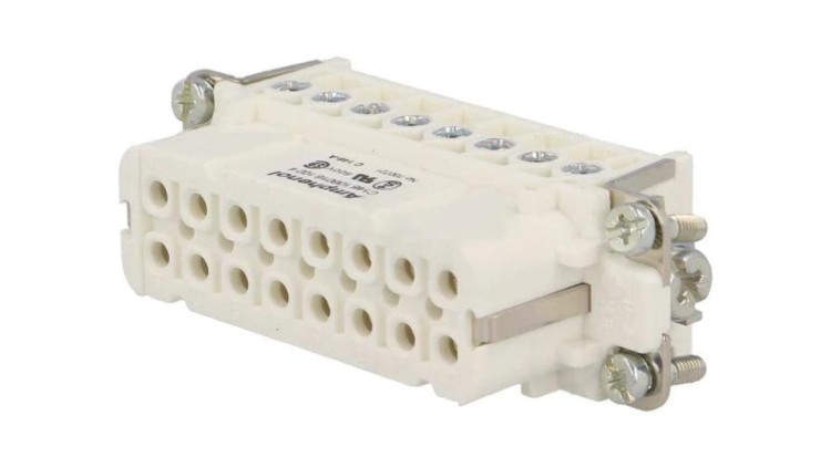 C146-10B0161024 Złącze HDC wkładka stykowa żeński C146 16PIN 16+PE 14A