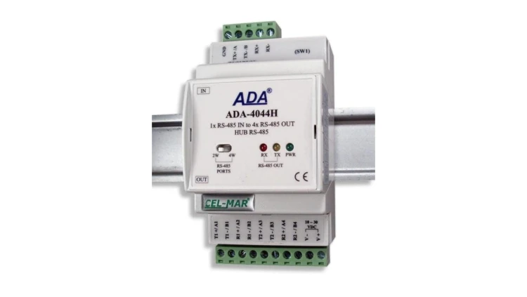 HUB RS-485 / RS-422 ADA-4044H-1-23-3