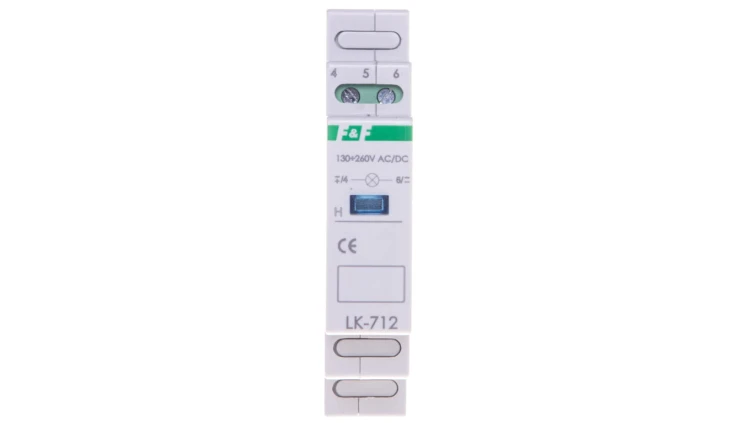 Lampka modułowa niebieski LK-712B-130-260V