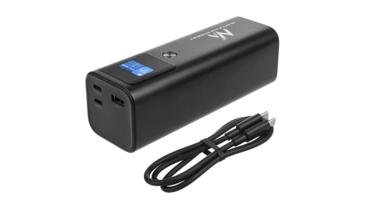 Mobilna bateria Power Bank Maclean, 24600mAh, Power Delivery (PD) 140W, Fast/Quick/Super Charge, 88,56Wh, 2x Typ-C, USB, MCE335