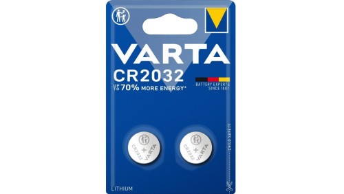 Bateria litowa pastylka CR2032 3V VARTA Lithium BLISTER 2szt.