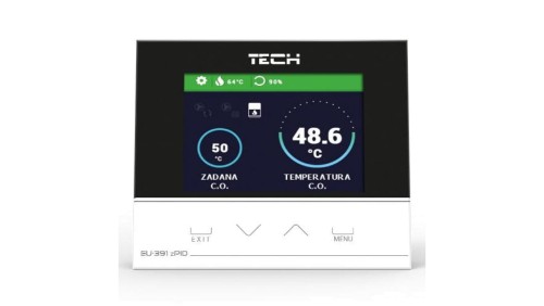 TECH ST-391 - Sterownik do kominka z programem zPID + przepustnica fi 100