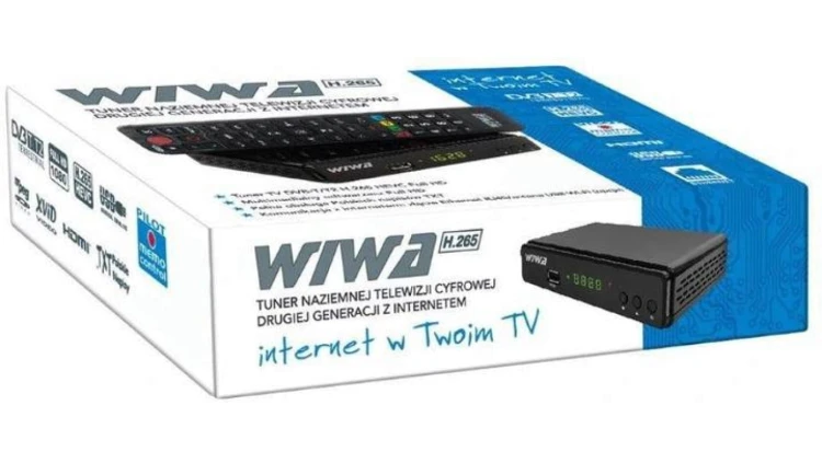 Tuner DVB-T/T2 WIWA H.265