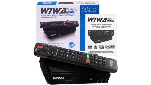 Tuner DVB-T/T2 WIWA H.265 LITE