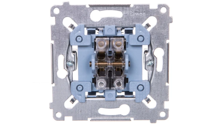 Simon 54 Przycisk podwójny zwierny mechanizm 10AX 250V, szybkozłącza, SP2M