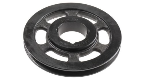 Krążek, śr. całkowita: 185.5mm, śr. otworu: 42mm, l. rowków: 1, Żeliwo, stal