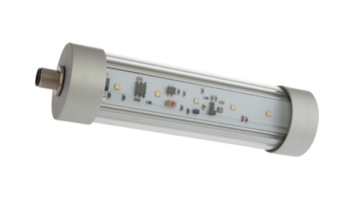 Maszyna świetlna LED fi45 160dł światło białe 6W 1400lx 5000K 22-28V DC złącze M12 4-pinowe IP67 AO000303