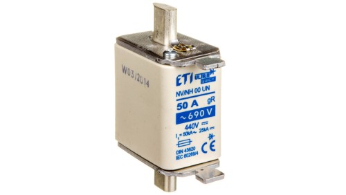 Wkładka bezpiecznikowa NH00 50A gR 690V 004331209 /3szt./