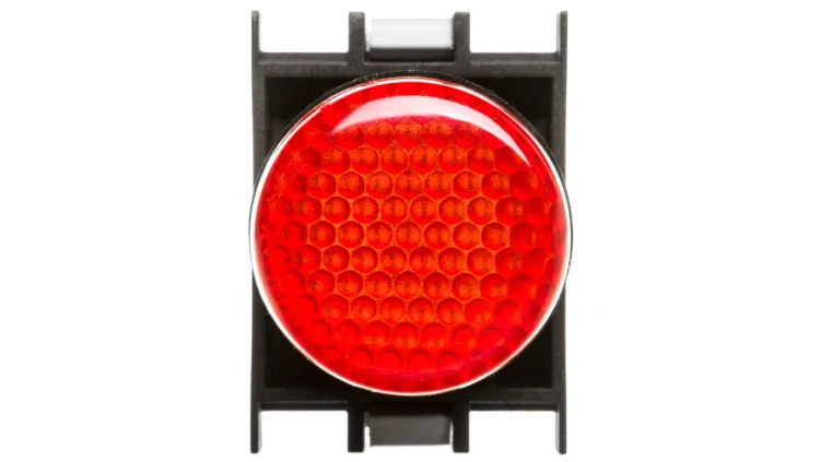 Lampka sygnalizacyjna B z LED, 100-230V AC, czerwona T0-B0K0XK