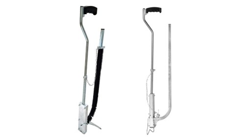 Tacker stalowo-aluminiowy do spinek rur ogrzewania podłogowego PERT PEX 38-45mm