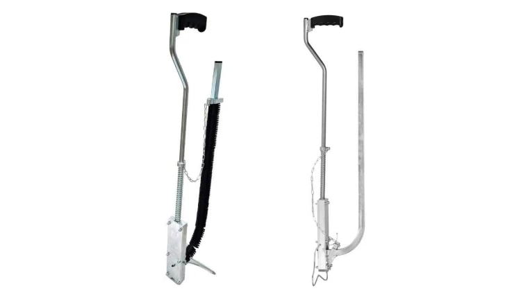 Tacker stalowo-aluminiowy do spinek rur ogrzewania podłogowego PERT PEX 38-45mm