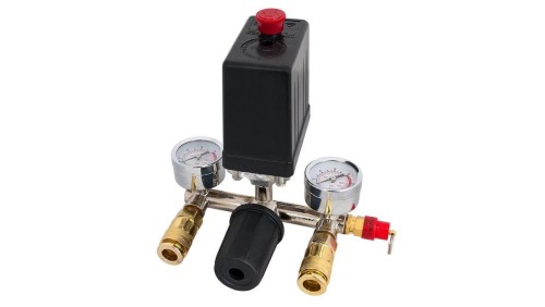 REDUKTOR+WŁĄCZNIK CIŚNIENIOWY+2 ZŁĄCZA 230V 8BAR