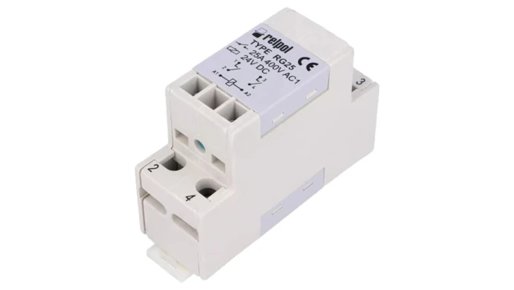 RG25-24VDC Przekaźnik: elektromagnetyczny DPST-NO Ucewki: 24VDC 25A/24VDC
