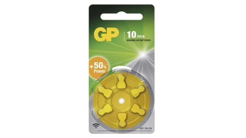 GP bateria do aparatu słuch. ZA10 6BL /6szt./