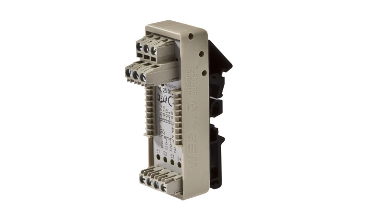 Moduł logiczny 49x80x26mm OR 4-krotny 10-35V DC zacisk od strony czujnika i serownika IP40 VL250120