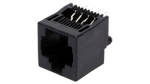 Gniazdo RJ45 8-pin Układ 8p8c THT proste 16,51mm 5556416-1