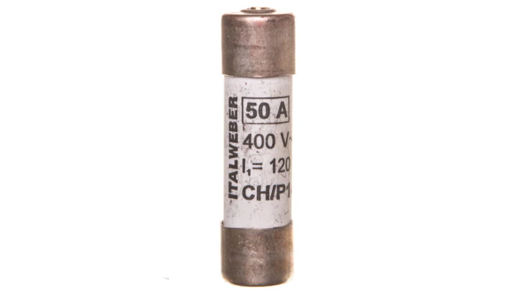 Wkładka bezpiecznikowa cylindryczna 14x51mm 50A gG 400V CH14/P /z wybijakiem/ 006711020 /10szt./