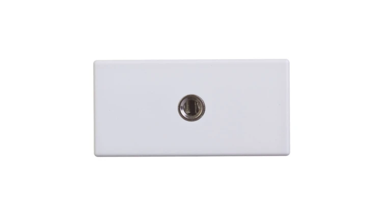 Simon Connect Gniazdo K45/2 audio żeńskie 3,5mm stereo mini-jack czysta biel K123B/9