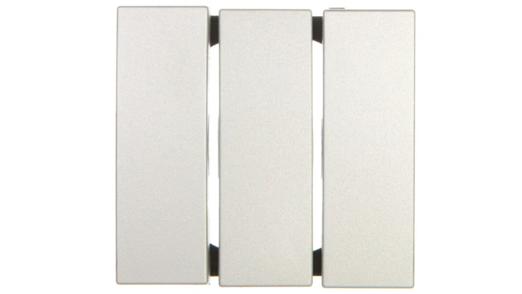 Berker B.7 Glas Klawisz potrójny do łącznika aluminium 16651404