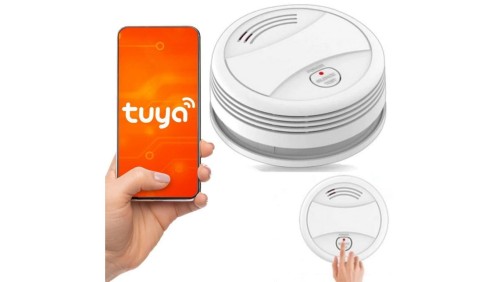 Bezprzewodowy Czujnik detektor DYMU TUYA WIFI