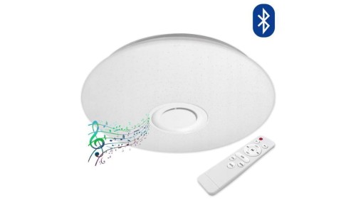 Plafon LED 50cm lampa sufitowa okrągła RGBW 3000K-6500K + pilot GŁOŚNIK BLUETOOTH