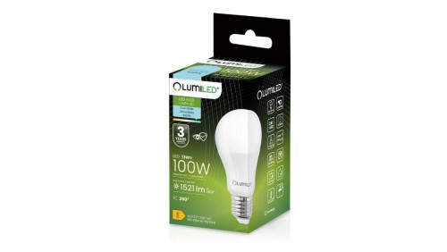Żarówka LED E27 A60 13W = 100W 1521lm 6500K Zimna 260 Lumiled