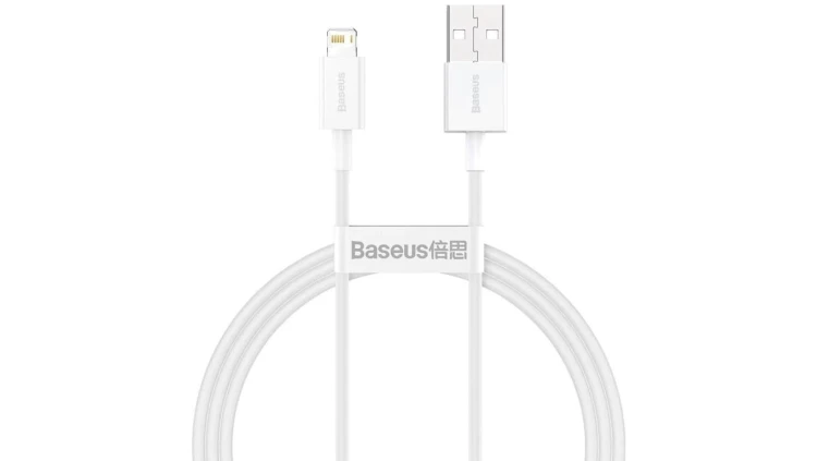 BASEUS KABEL SUPERIOR SERIES, 2.4A, 1M (BIAŁY)