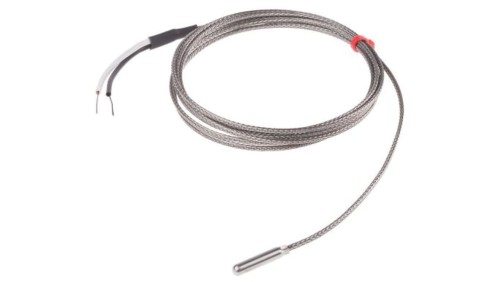 Termopara typ J do +350C 25mm kabel 2m, Stal nierdzewna IEC