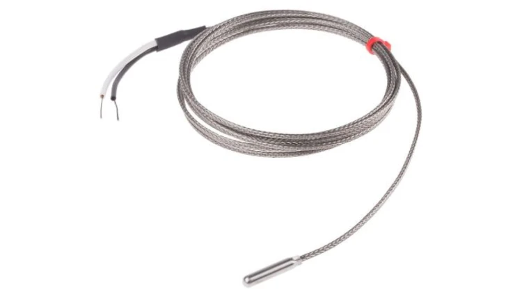 Termopara typ J do +350C 25mm kabel 2m, Stal nierdzewna IEC