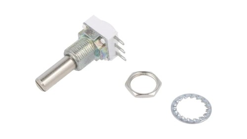 P11S1V0FLSY00501KA Potencjometr osiowy jednoobrotowy 500 1W 10 6mm liniowa