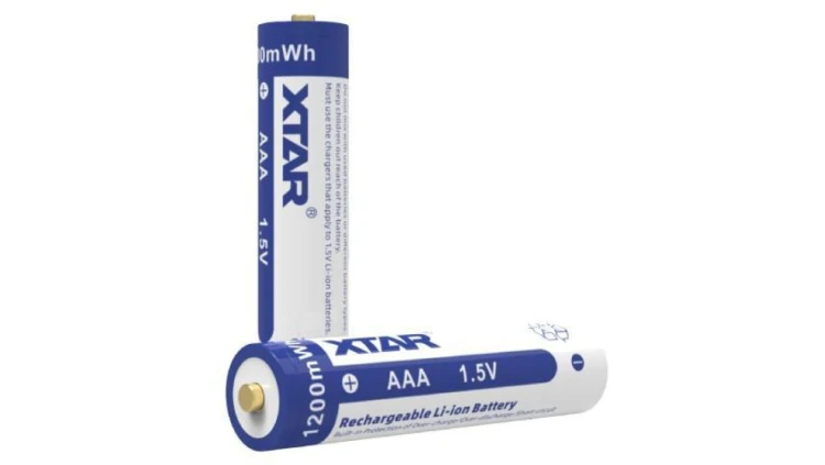 Akumulatorki R03 / AAA 1,5V Xtar 750mAh (box 4 szt.) z zabezpieczeniem