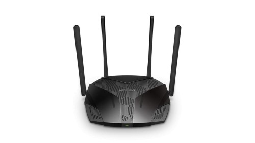 Router WiFi AX3000 Dual Band, 4x RJ45 1000Mb/s Mercusys MR80X