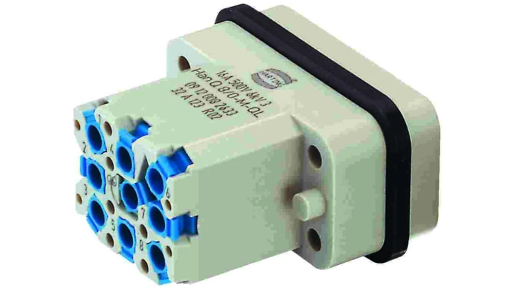 Złącze HDC męskie Han Q 8pin Compact 09120082633
